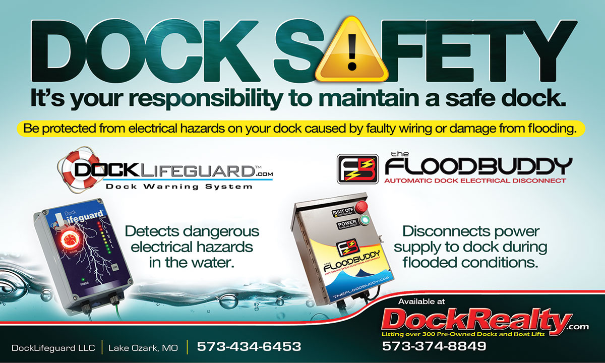 Dock Saftey. It is your responsibility to maintaina safe dock.